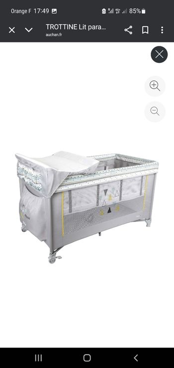 Lit parapluie 3 en 1 avec matela