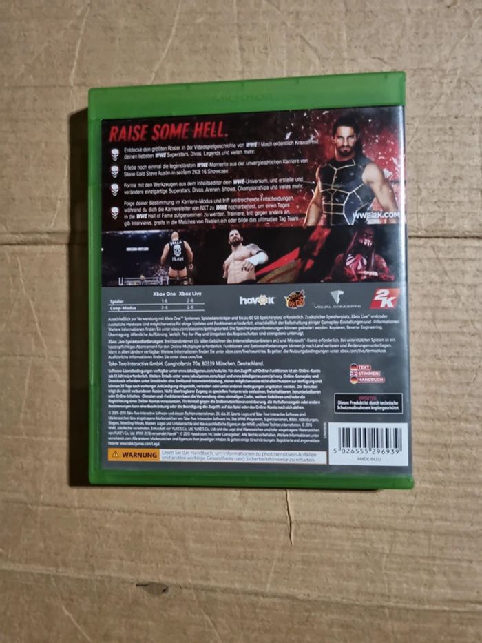 WWE 2K16 pour Xbox One - photo numéro 2