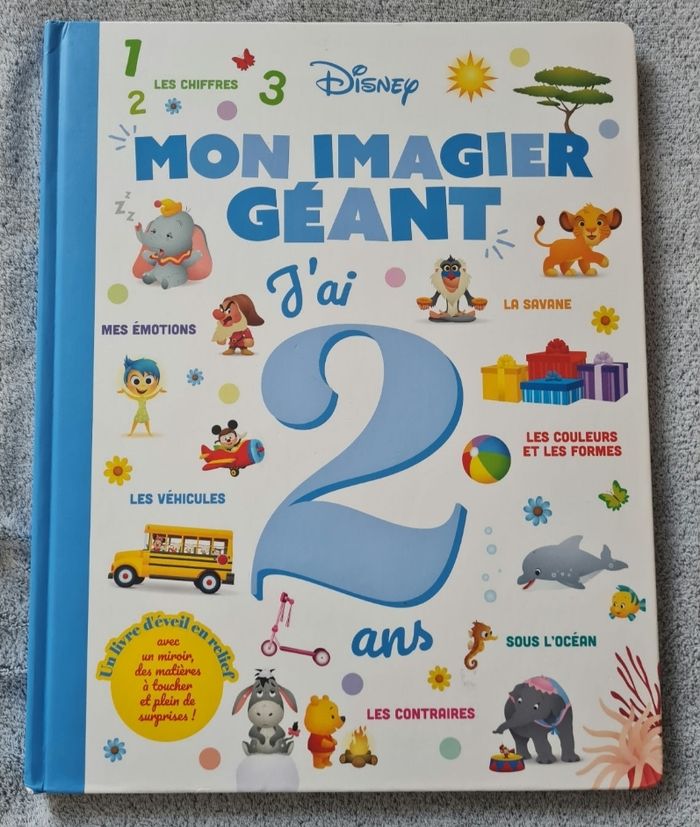 Livre Mon imagier géant Disney 2 ans