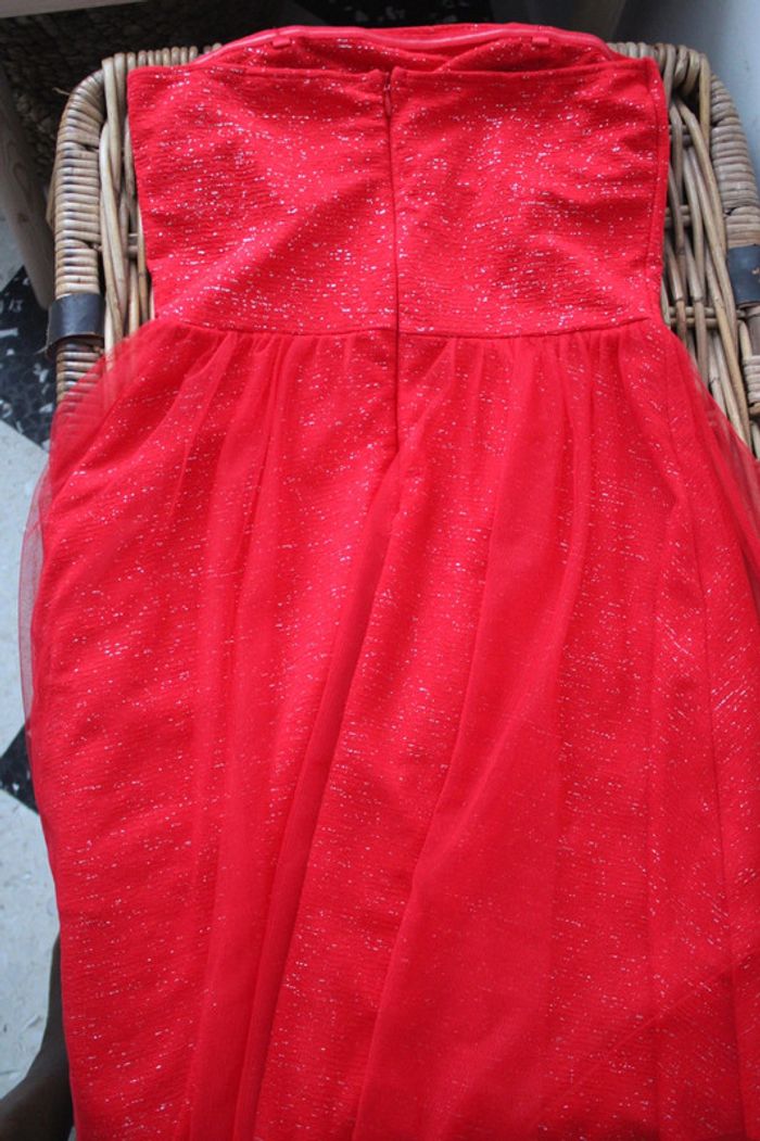 Robe bustier rouge cache cache 36 - photo numéro 3