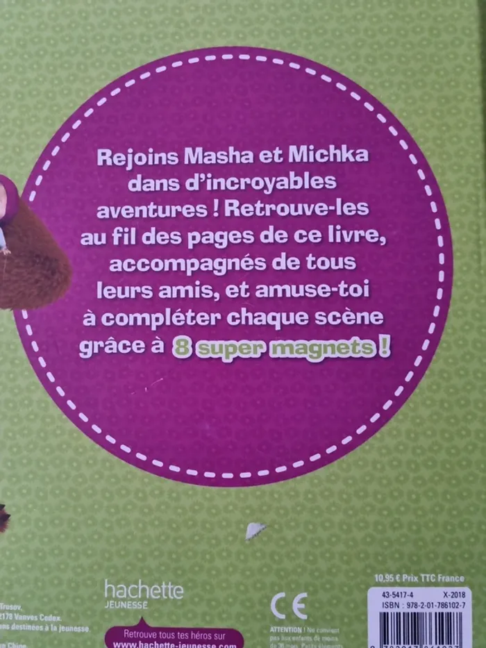 Livre "mon livre magnets" Masha et Michka - photo numéro 6