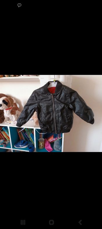 Blouson imitation cuire