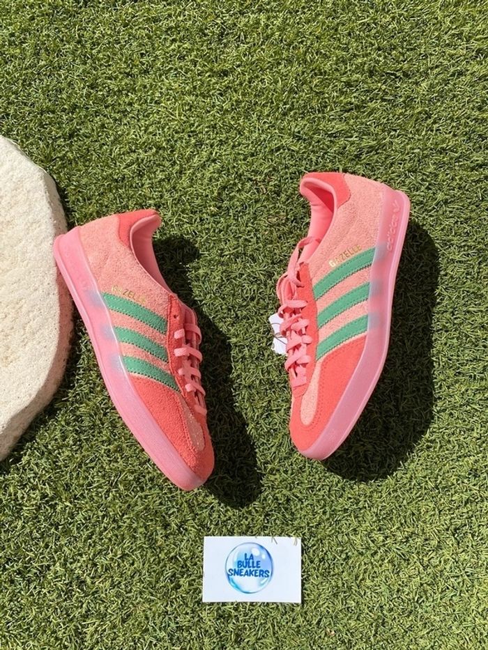 Adidas gazelle indoor rose verte taille 41