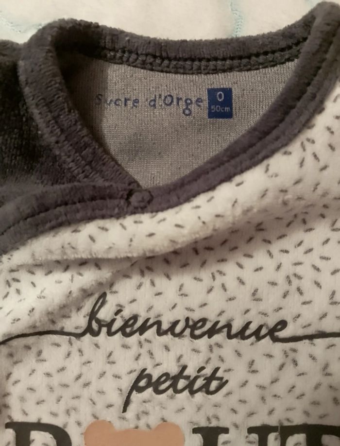 Pyjama velours sucre d'orge - photo numéro 4