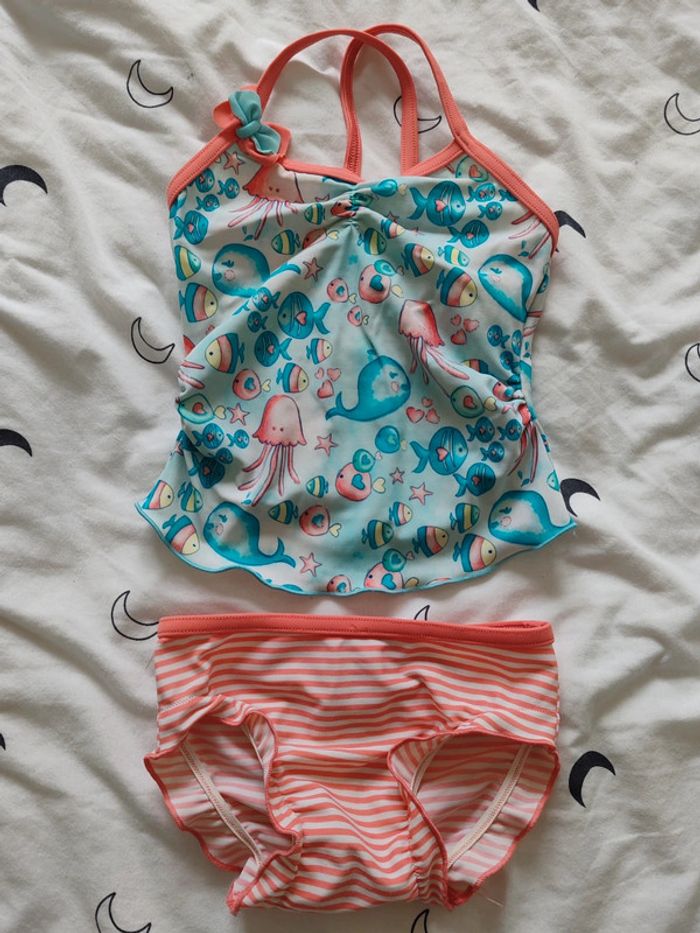 maillot de bain 2 pièces 2 ans