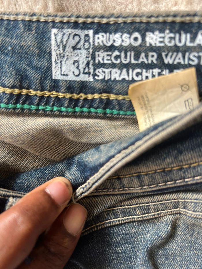 Pantalon jeans délavé taille 28 - photo numéro 5