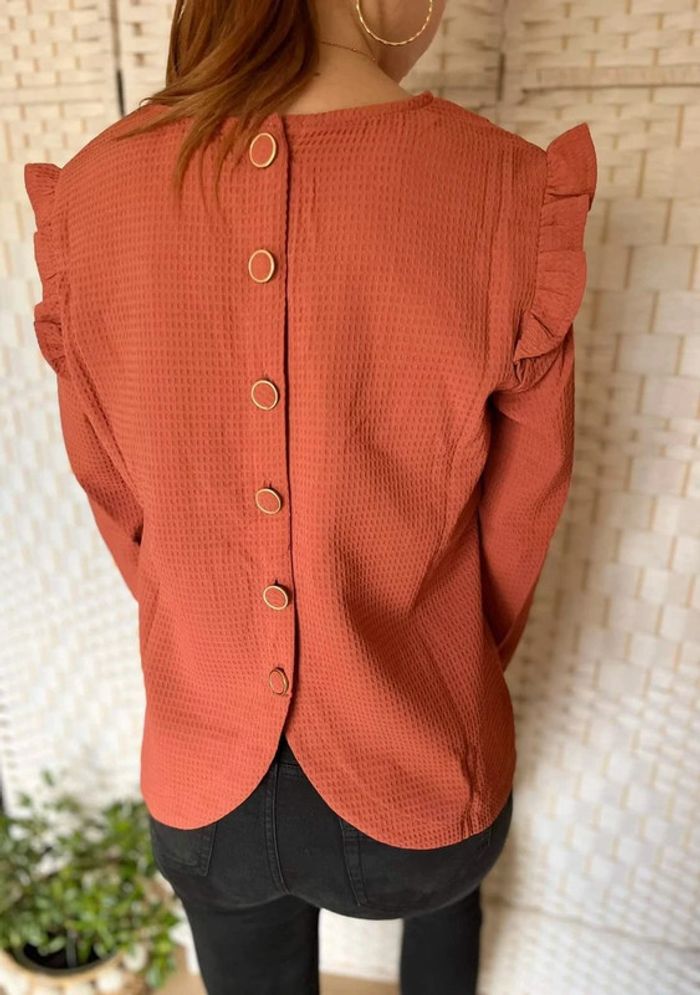 Blouse rouille taille S M L dispo - photo numéro 2