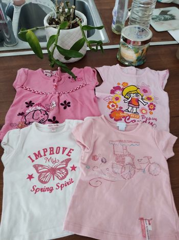 Lot haut manches courtes