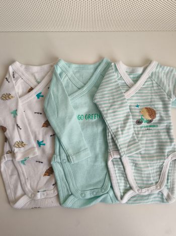 Lot de 3 bodies naissance
