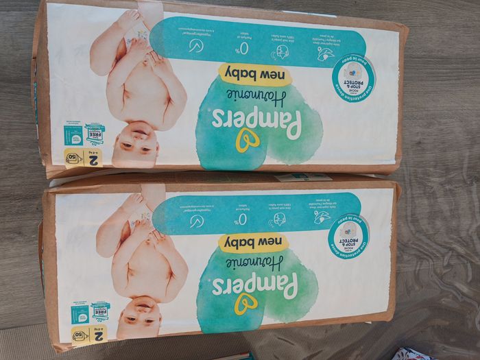 100 couches Pampers harmonies New baby neuf - photo numéro 3