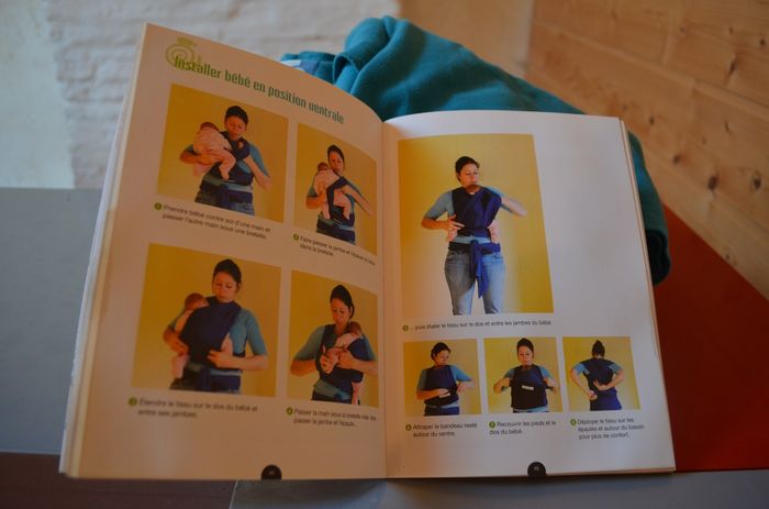 Kit écharpe de portage tricot slen - photo numéro 4