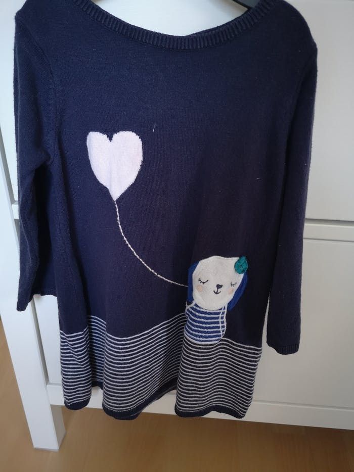 Robe coton maillé hiver