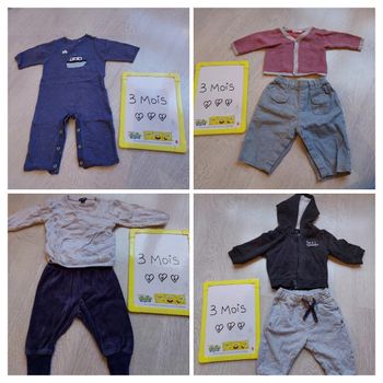 Lot de vêtements bébé garçon 3 mois