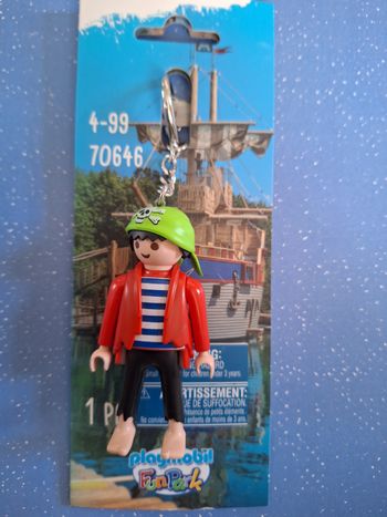 Figurine Playmobil porte-clés pirate FunPark