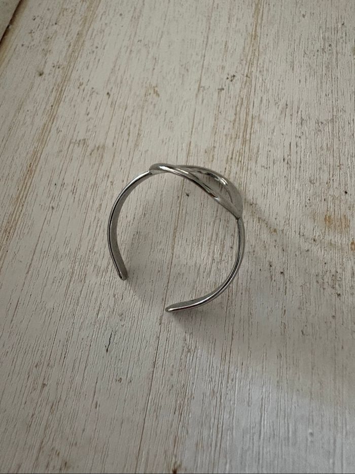 Bague argentée acier inoxydable - photo numéro 5