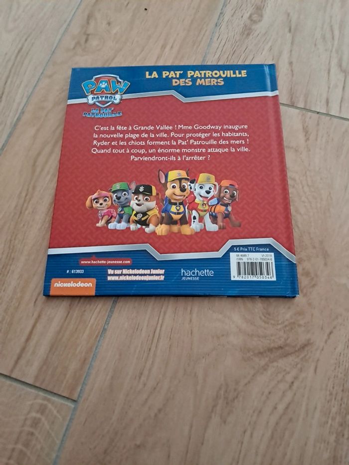 Livre paw patrol la pat’patrouille des mers - photo numéro 4