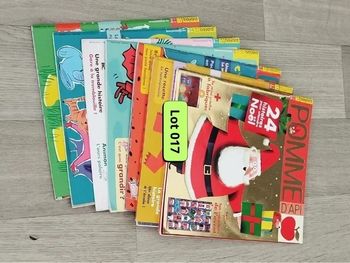 Lot de 7 magazines Pomme d’Api année 2018 L017  7582875677
