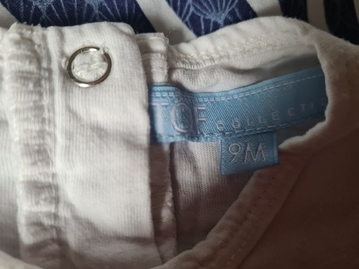 Lot 2 hauts. Tee-shirt. Manches longues. 9 mois. Rose noppies baby. blanc TQF collection - photo numéro 4