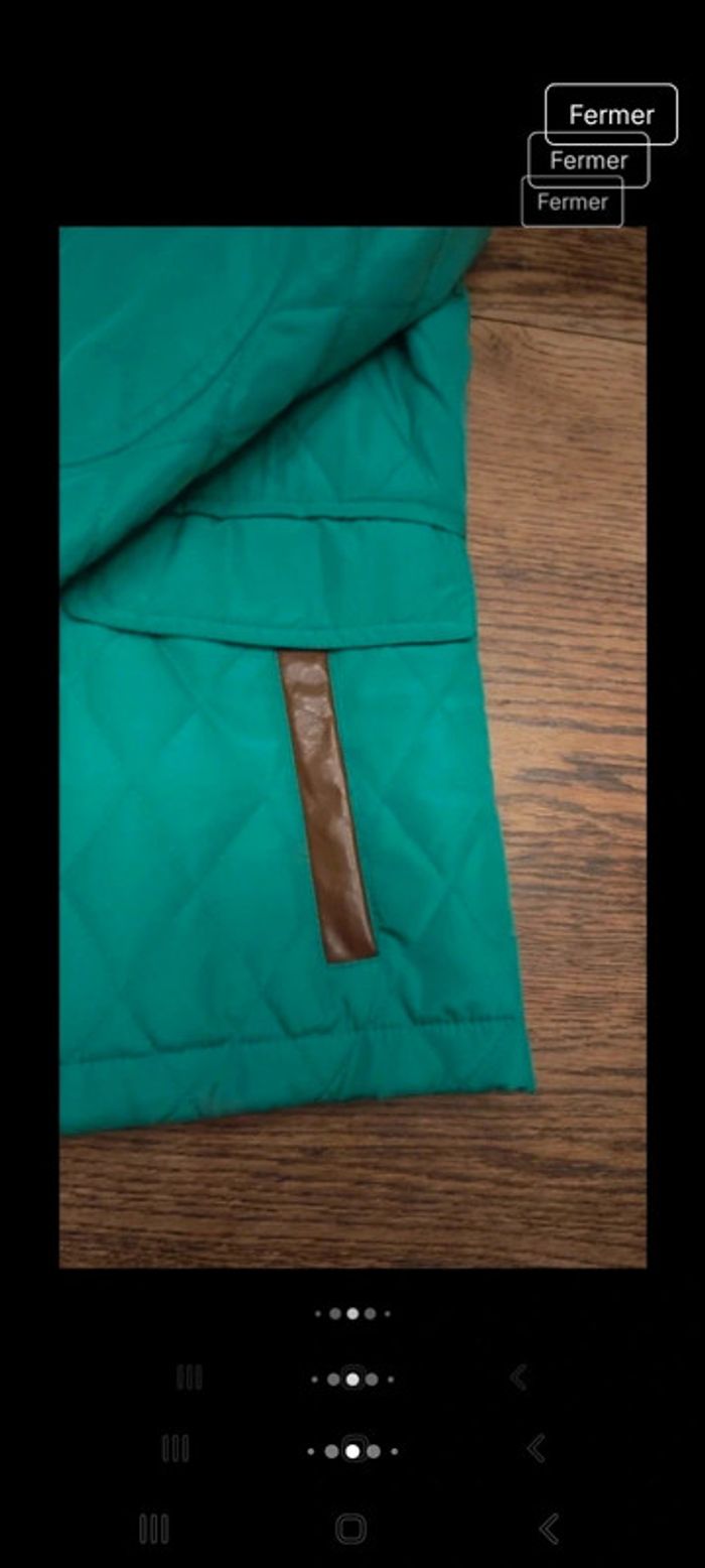 Veste coupe vent verte Clarina taille 42 - photo numéro 14