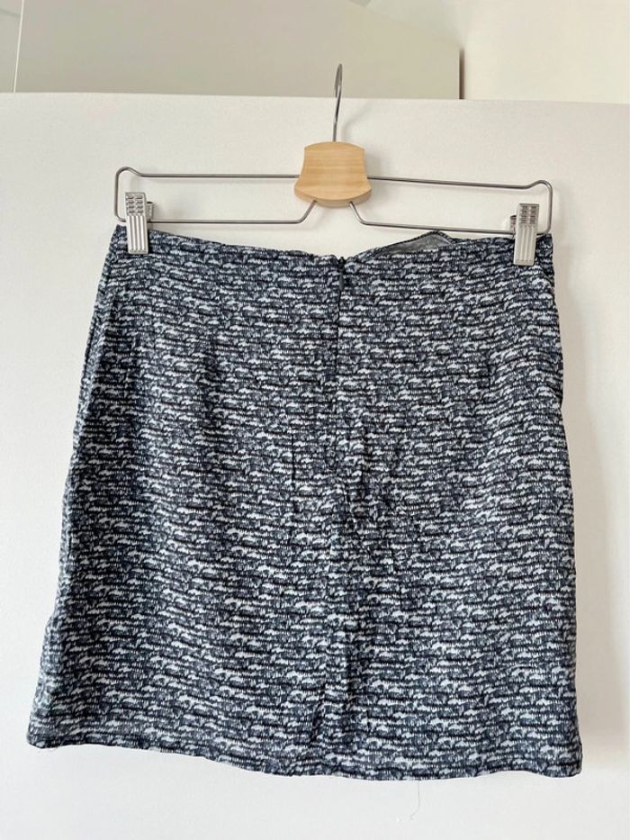 Jupe Naf Naf gris chiné 38 - photo numéro 3