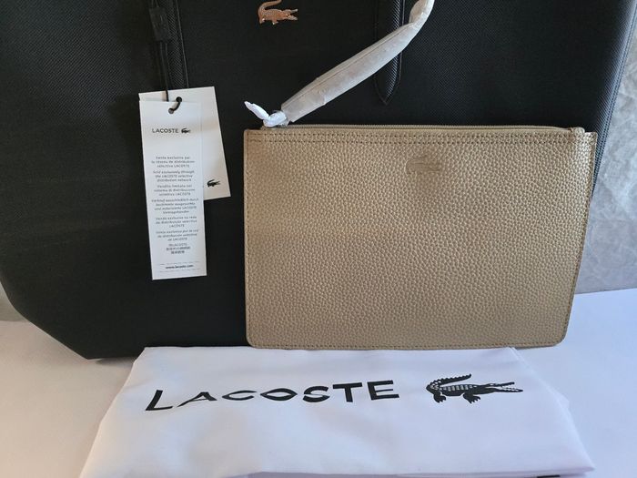 Sac lacoste cabas Anna réversible avec pochette original neuf - photo numéro 2