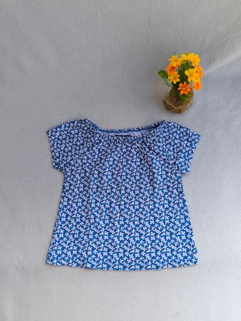 T-shirt fleuri fille Okaïdi 5 ans