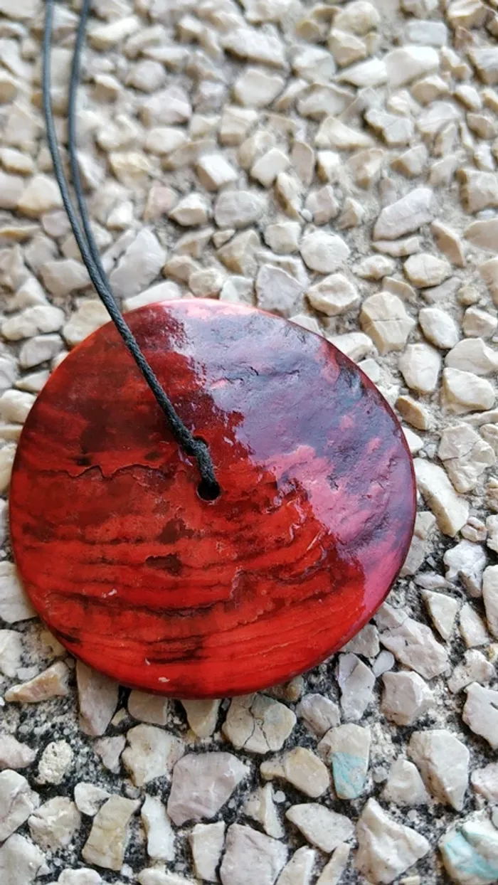 Collier en bouton de nacre - photo numéro 2