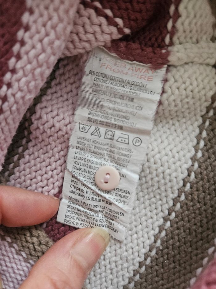 Pull coton rose 9 mois - photo numéro 3