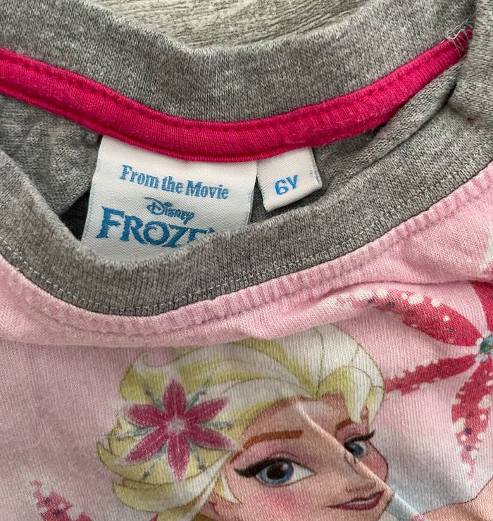 Tee shirt 6 ans Reine des neiges - photo numéro 2