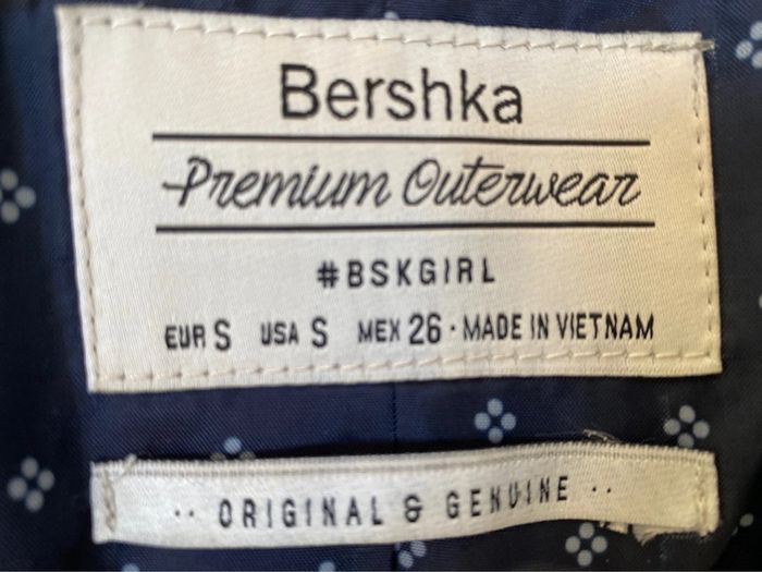 Blazer Bershka Premium Outwear gris taille S 36 - photo numéro 3