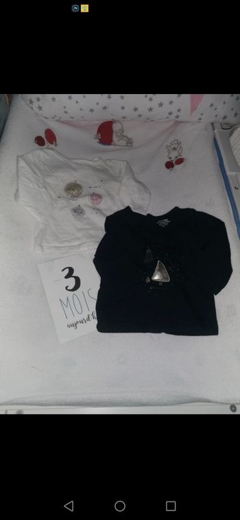 Lot haut manche longue