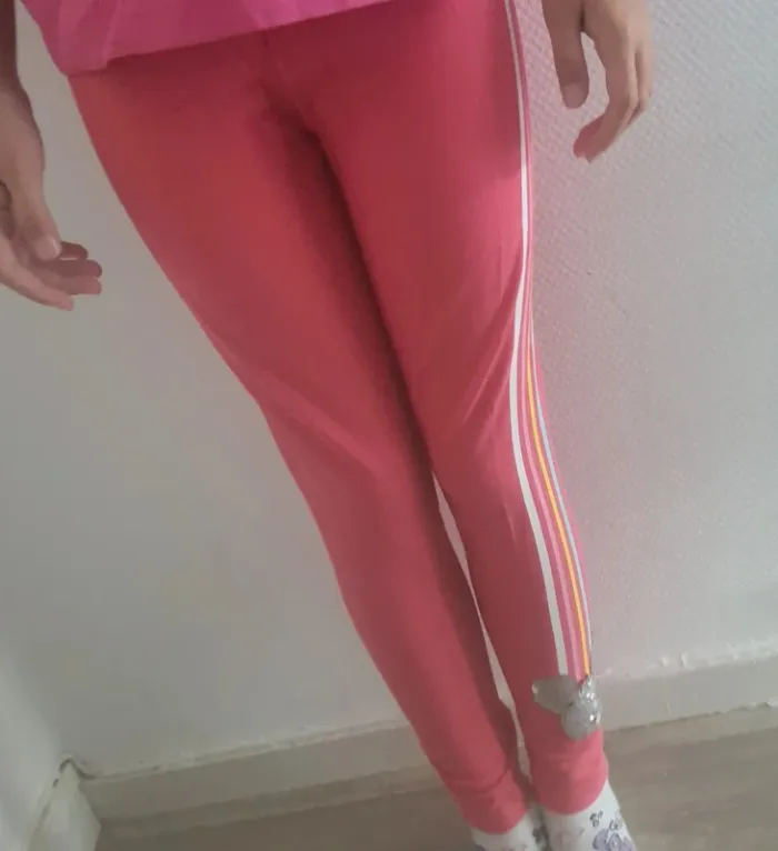 Legging rose fille