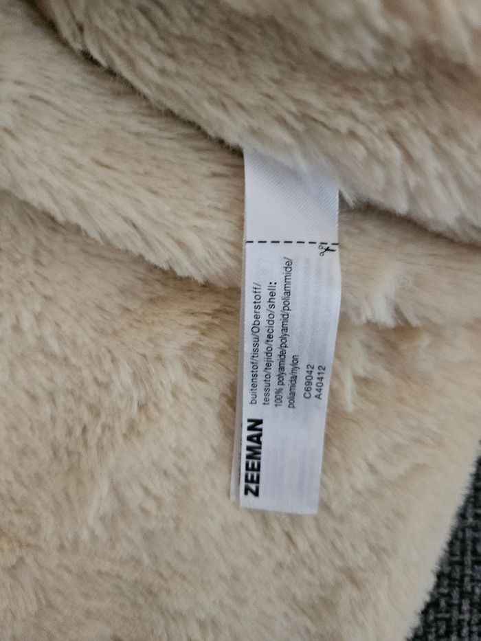 Manteau beige avec moufles 12-18mois - photo numéro 4