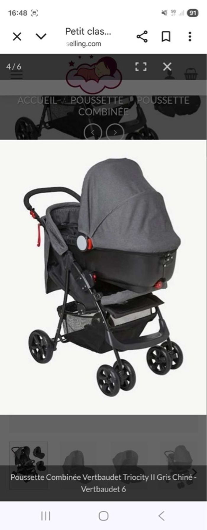 Poussette trio verbaudet - photo numéro 6