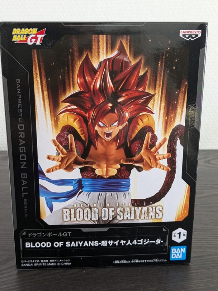 Figurine Dragon Ball Gt - Gogeta Super Saiyan 4 Blood Of Saiyans - Banpresto