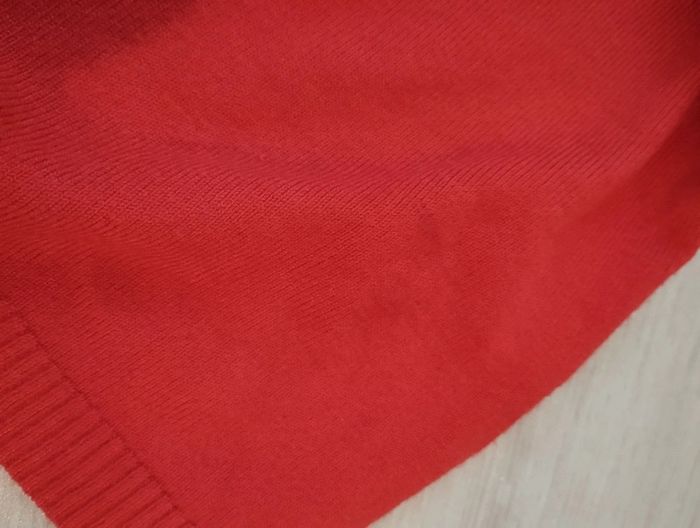 Pull léger Jacqueline Riu taille 4 rouge orangé - photo numéro 4