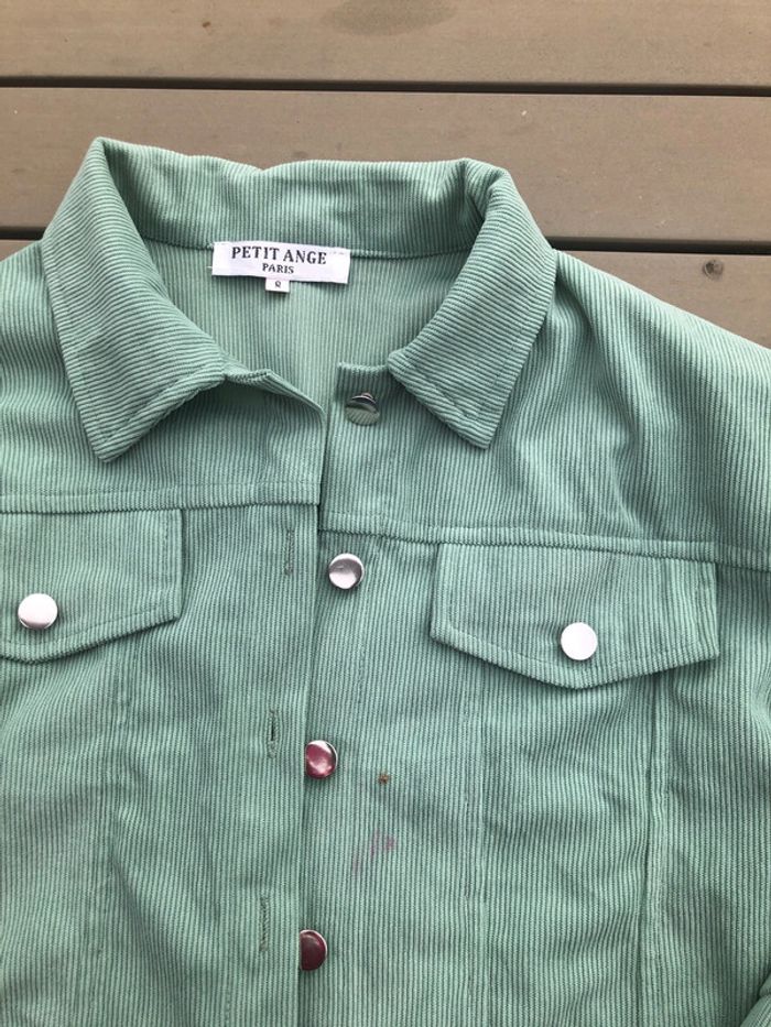 Veste velours 8 ans - photo numéro 2