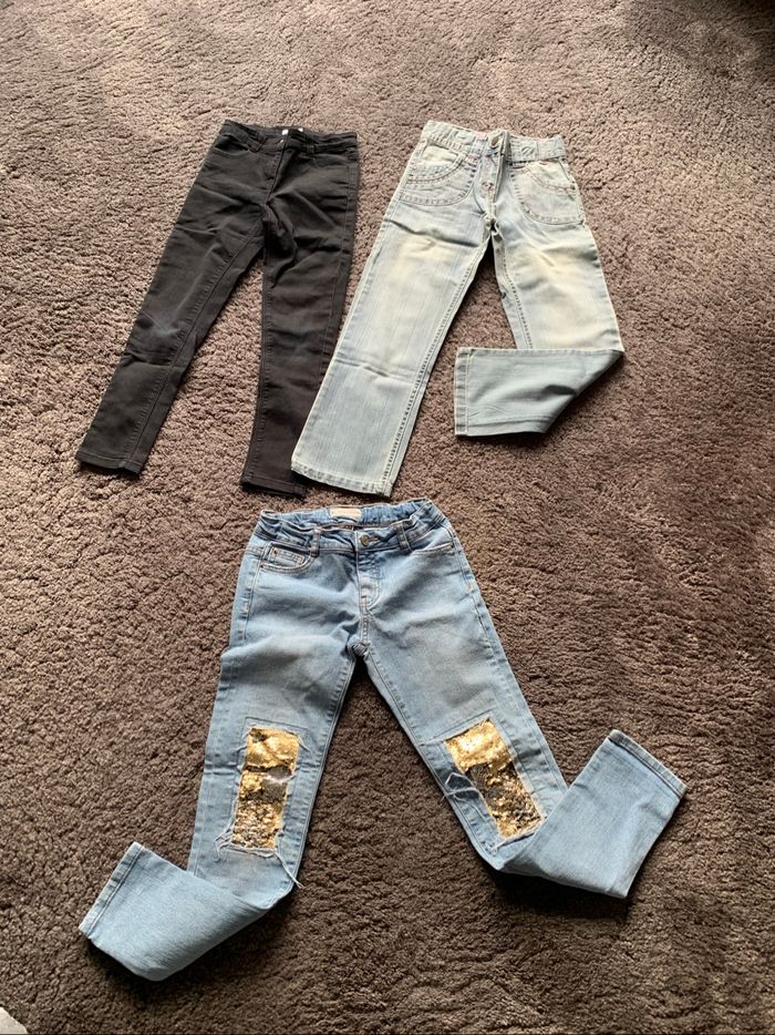 Lot de 3 jeans fille