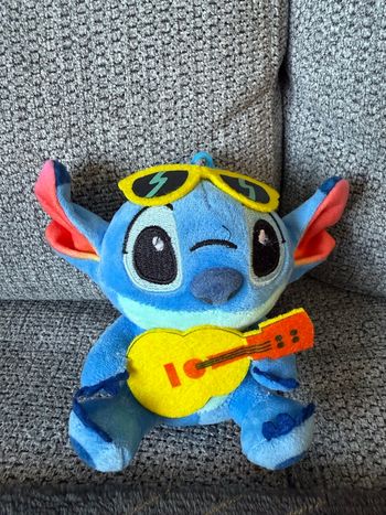 Peluche porte clé Stitch bleu