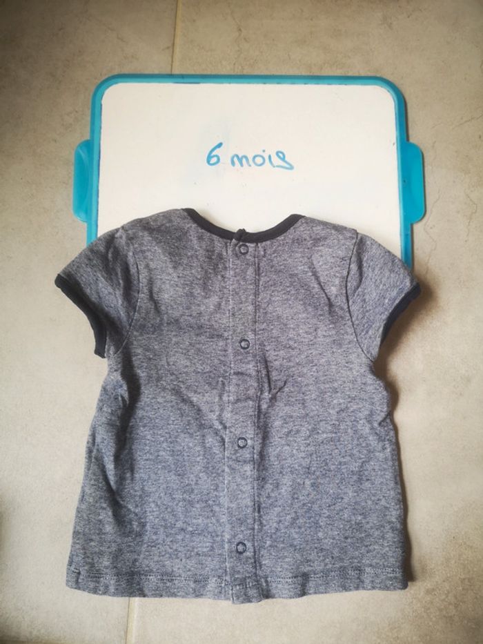 Lot de 2 Tee-shirt 6 mois - photo numéro 3