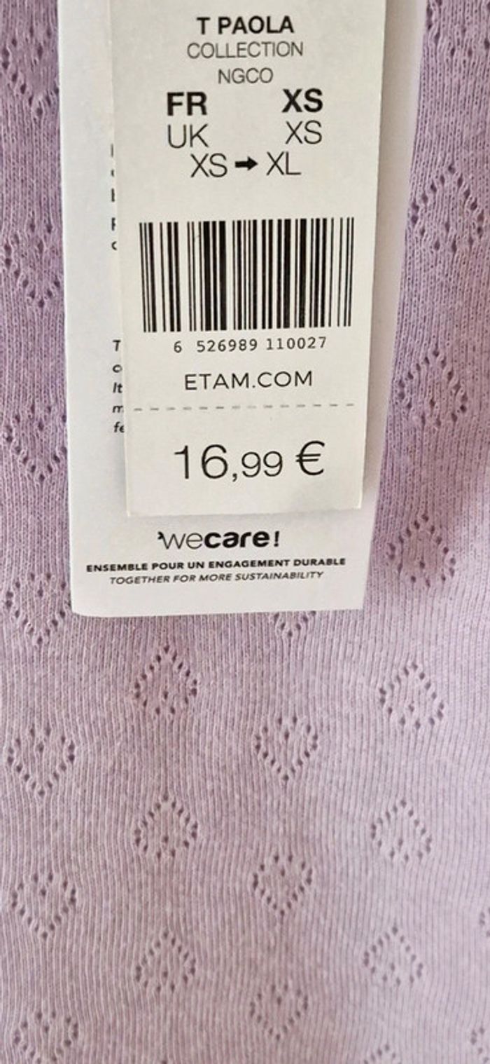 Top Etam Taille XS - photo numéro 2