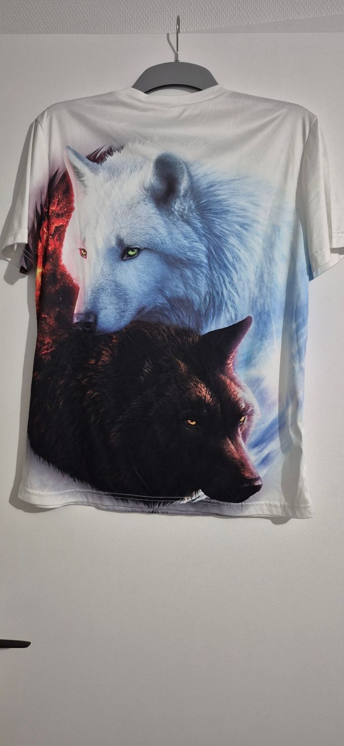 T-shirt loup - photo numéro 2
