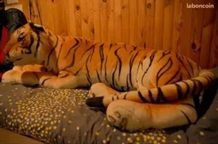 Tigre du Bengale en peluche taille XXL - photo numéro 2