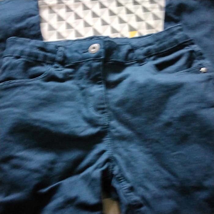 Jean slim marine fille 10 ans Vert Baudet - photo numéro 3