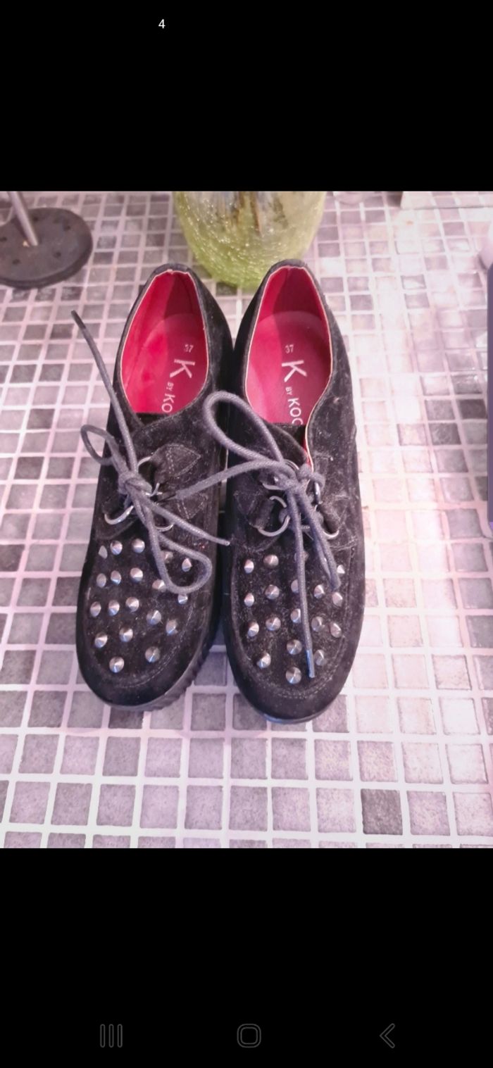 Chaussures plate-forme clouté taille 37 - photo numéro 2