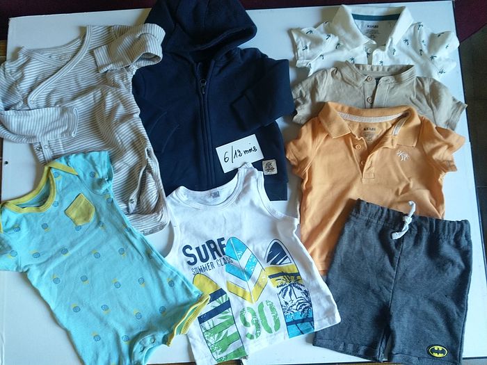 Lot bébé 6-12 mois garçon