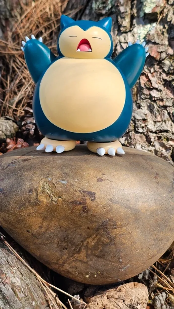 Super figurine Pokemon Nintendo ronflex ventre mou - photo numéro 3