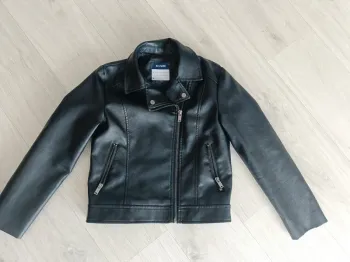 Veste simili      cuir enfant fille Kiabi