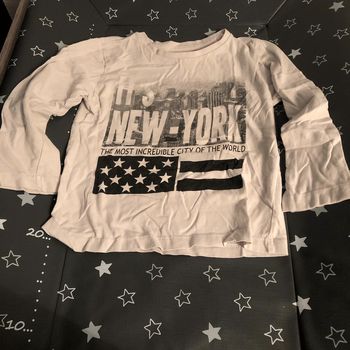 Tee shirt manches longues New York 4 ans gemo