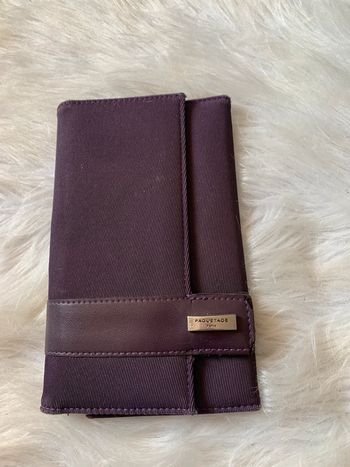 Grand porte feuille mauve paquetage